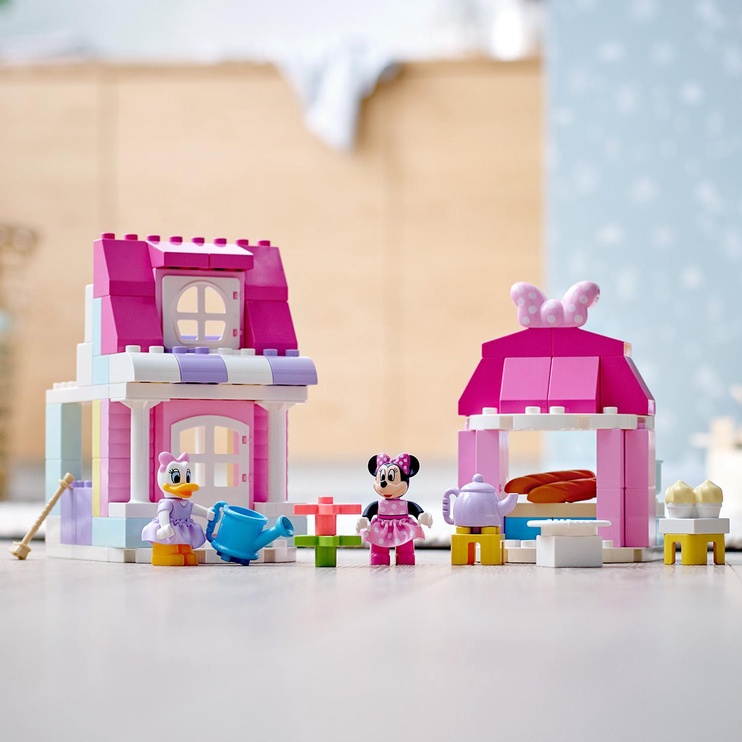 Konstruktors LEGO DUPLO® | Disney Mickey and Friends Minnijas māja un kafejnīca 10942, 91, gab.