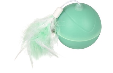 Электрическая игрушка для котов Flamingo Mecha 560769, зеленый, 7 см