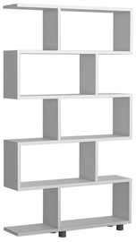 Plaukts Kalune Design Elif, balta, 90 cm x 20 cm x 156 cm
