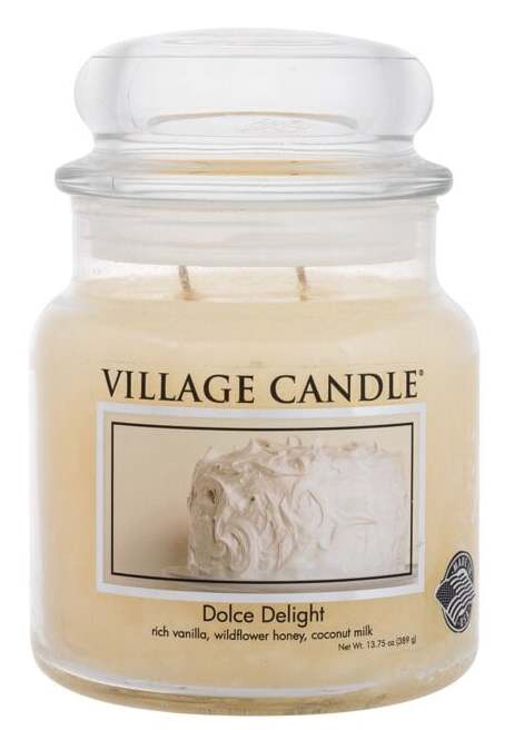 Свеча, ароматическая Village Candle Dolce Delight, 105 час, 389 г, 215 мм x 120 мм