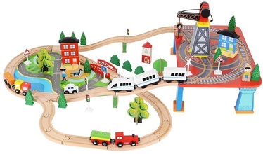 Mängurong Kruzzel Wooden Train XL14069, 800 mm