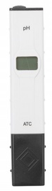 Ūdens pH līmeņa mērītājs Bradas White Line, 20 mm, plastmasa, balta/melna