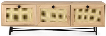 TV-laud Kalune Design Alcazar, kollane/puu, 1800 mm x 400 mm x 600 mm