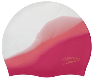 Plaukimo kepuraitė Speedo Multi Colour, balta/rožinė