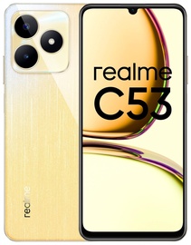 Mobiiltelefon Realme C53, kuldne, 6GB/128GB