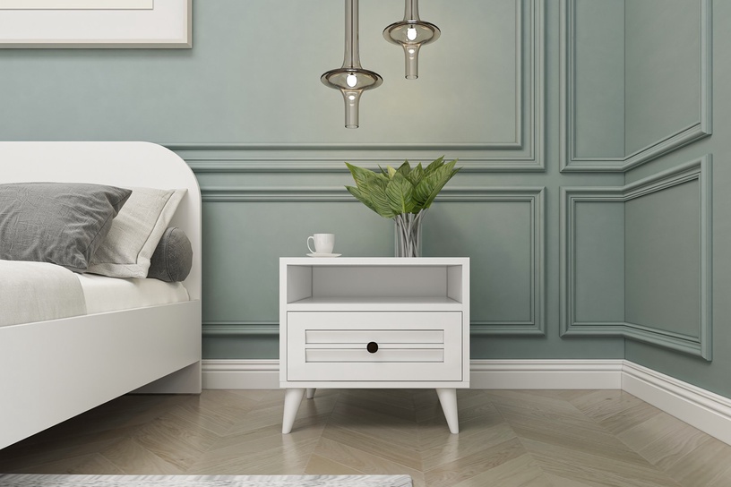 Комплект мебели для спальни Kalune Design Nil 105, комнатные, белый