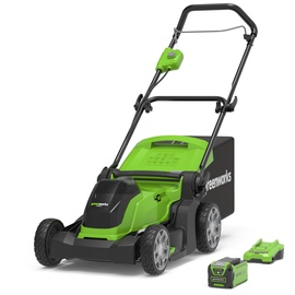 Akutoitel muruniiduk Greenworks G40LM41K2, 41 cm