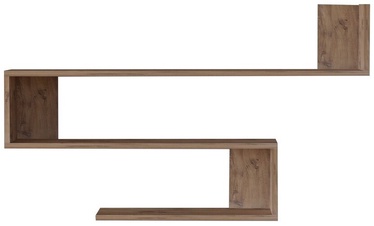 Sienas plaukts Kalune Design Penne, priežu, 120 cm x 20 cm x 71 cm