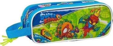 Пенал Super Zings Serie 5, синий/зеленый