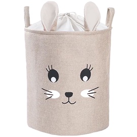 Veļas grozs Sipo Premium Rabbit, 63 l, bēša, 40 cm x 40 cm