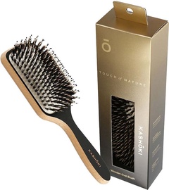 Matu ķemme Kashōki Touch of Nature Paddle, melna/koka