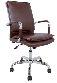Офисный стул Home4you Ultra, 54.5 x 63 x 94 - 104 см, коричневый