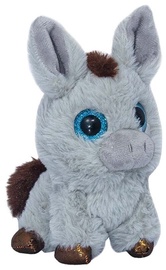 Mīkstā rotaļlieta Wild Planet Donkey, pelēka, 17 cm