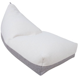 Кресло-мешок Home4you Lamb Bag P0065323, белый/серый