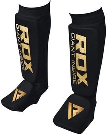 Blauzdų ir pėdų apsauga RDX Shin Instep Guards HYP-SIB, aukso/juoda/žalia, S