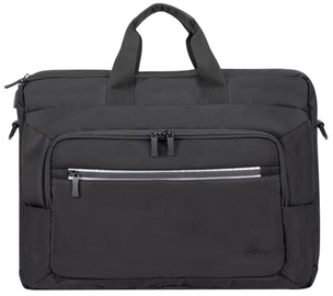 Nešiojamų kompiuterių krepšys Rivacase ECO Alpendorf 7531, juoda, 15.6-16"