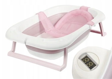 Детская ванночка Folding Bath, розовый, 84 см