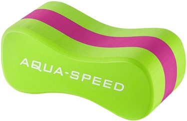 Peldēšanas dēlis Aqua Speed Swimming Board, zaļa/rozā