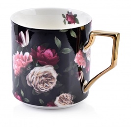 Krūzīte AffekDesign Pola, melna, 0.36 l