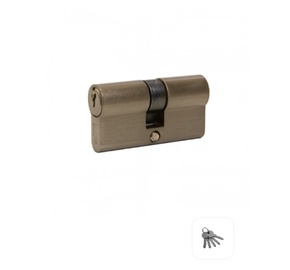 Slēdzenes cilindrs MCI-30-30-Z, eiropas (din) standarts, 60 mm, niķeļa