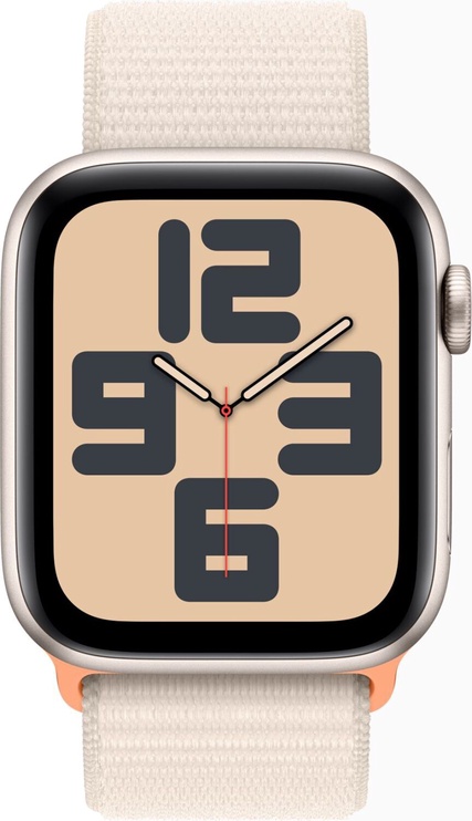 Умные часы Apple Watch SE GPS + Cellular 40mm Starlight Aluminium Starlight Sport Loop, бежевый