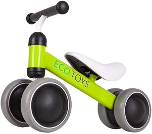 Tasakaaluratas EcoToys Practice JM-118 GREEN, must/roheline/hall