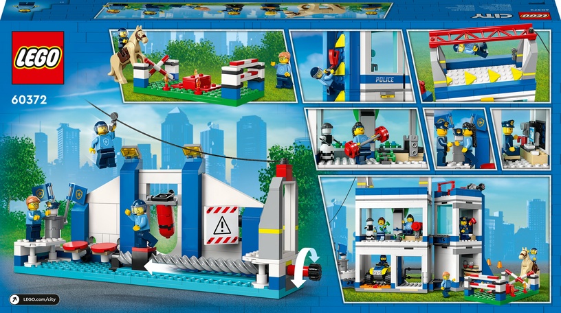 Konstruktors LEGO® City Policijas treniņu akadēmija 60372, 823 gab.
