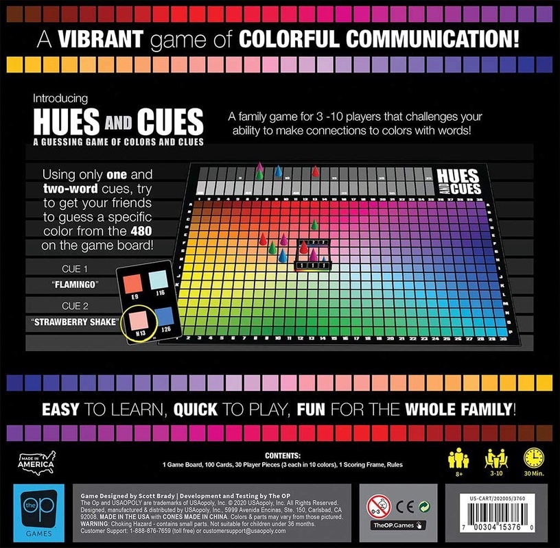 Lauamäng USAopoly Hues And Cues, EN