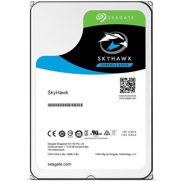 Жесткий диск (HDD) Seagate Skyhawk ST8000VX004, 3.5", 8 TB