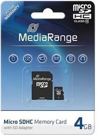 Карта памяти MediaRange MR956, 4 GB