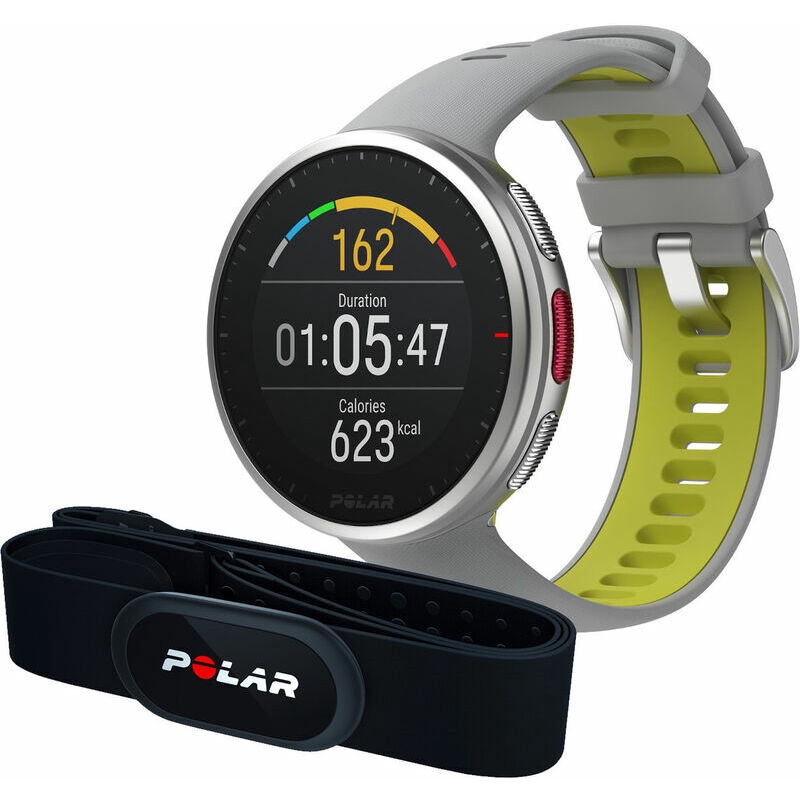 Умные часы Polar Vantage V2 + H10 Heart Rate Monitor GPS M/L, серый