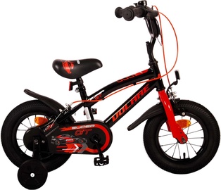 Vaikiškas dviratis, miesto Volare Super GT, juodas/raudonas, 12"