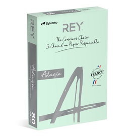 Цветная бумага Office Products Rey Adagio, A4, 80 g/m², 500 шт., зеленый