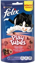 Лакомство для кошек Felix Play Tubes Turkey & Ham, 0.05 кг