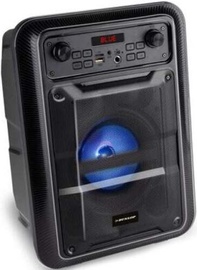 Bezvadu skaļrunis Dunlop Portable Bluetooth Speaker, melna, 9 W