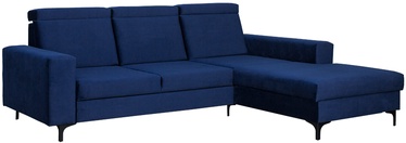 Stūra dīvāns Bodzio Sydney TSYNP-P5, tumši zila, labais, 195 x 257 x 92 cm