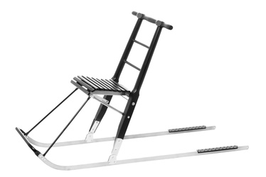 Nööriga kelk Atom 008903, must, 137 cm x 45 cm