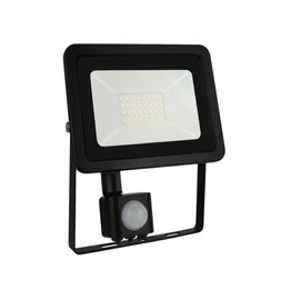 Prožektors Spectrum Noctis Lux3, 30 W, 2700 lm, 4000 °K, IP44, melna