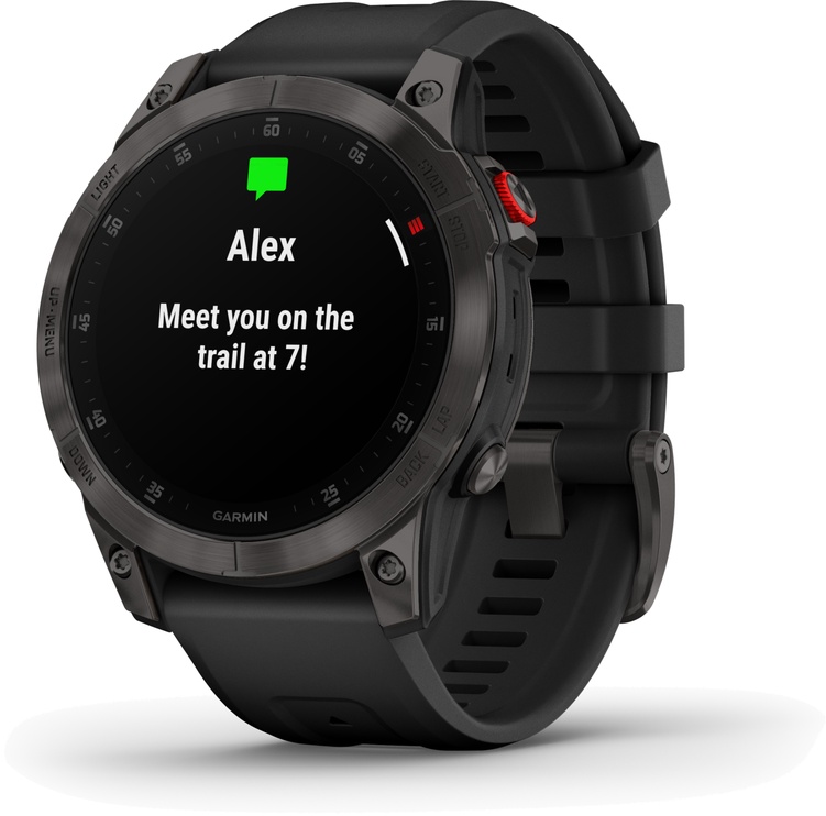 Умные часы Garmin epix™ (Gen 2) Sapphire, черный