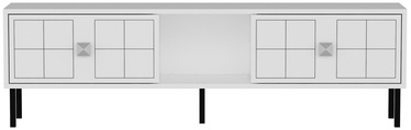 TV staliukas Kalune Design Keary, baltas/sidabro, 150 cm x 30 cm x 45 cm