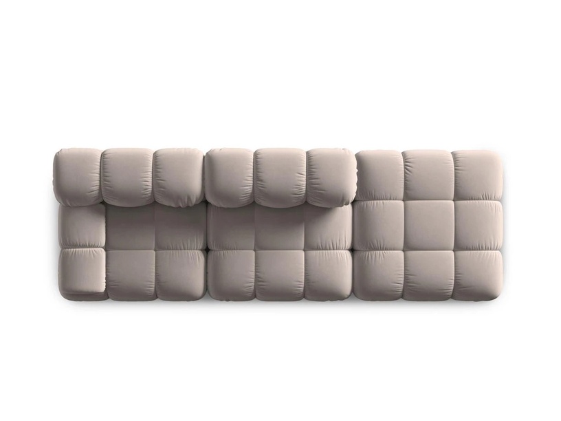 Mooduldiivan Micadoni Home Bellis Velvet, beež, parem, 282 x 94 cm x 63 cm
