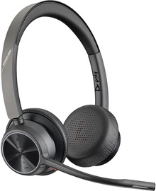 Беспроводные наушники Poly Plantronics Voyager 4320 UC With Charge Stand, черный