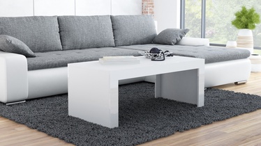 Kafijas galdiņš Tess, balta, 120 cm x 60 cm x 50 cm