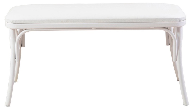 Ēdamistabas komplekts Kalune Design OLV-SA-TK3, balts/brūns/koka