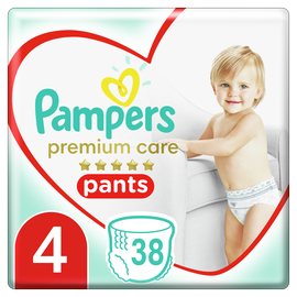 Mähkmed Pampers Premium Care Pants, 4 suurus, 15 kg, 38 tk
