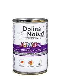 Märg koeratoit Dolina Noteci Premium Junior, küülikuliha, 0.4 kg