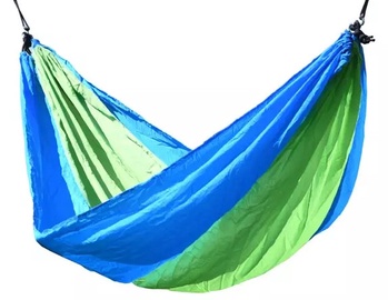 Гамак Cattara Nylon 13566, синий/зеленый, 275 см