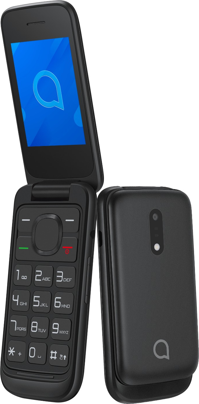 Мобильный телефон Alcatel 2057, черный, 4MB - Ksenukai.lv