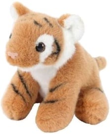 Mīkstā rotaļlieta Beppe Tiger, brūna/balta, 13 cm