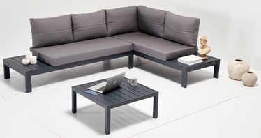 Välimööbli komplekt Kalune Design Verona, must/hall, 4 istekohta